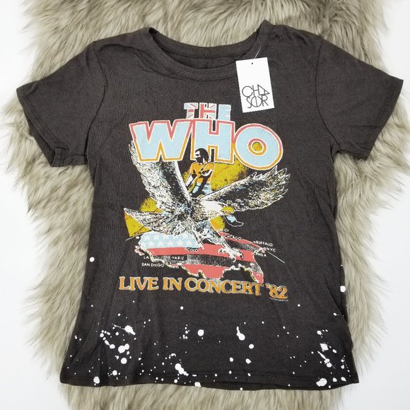 Chaser Tops - Chaser The Who Live In Concert 82 Tee